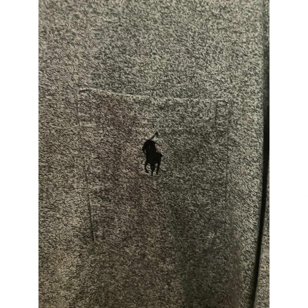 Polo R. Lauren & Co. Mens Size XXL Shirt‎ Gray Long Sleeve Round Neck Cotton